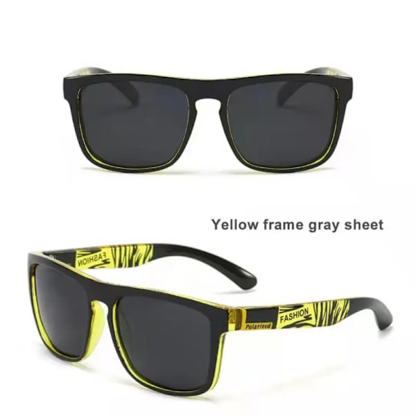 Solglasögon Man Mode Fyrkantig ram Retro Cykling Solglasögon Polariserade solglasögon Kvinnor Körning Fiske Glasögon Goggle UV400 12 Sunglasses