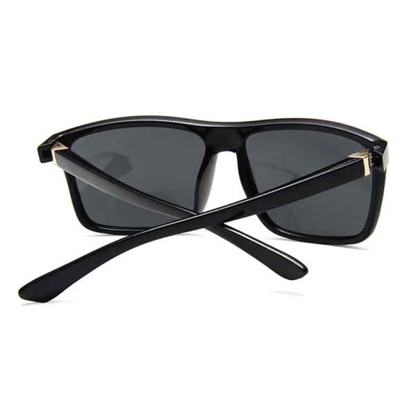 2023 Solglasögon herr Klassiska fyrkantiga solglasögon Brand Design UV400 skydd Shades oculos de sol hombre glasögon Driver Bright Black MULTI