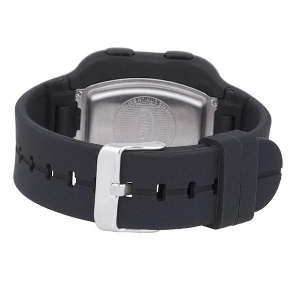 Herr Dam Dubbeltid Watch Multifunktion Digital watch 5 grupper av larm Vattentät 100m Simning Dykning Armbandsur DAP-006A