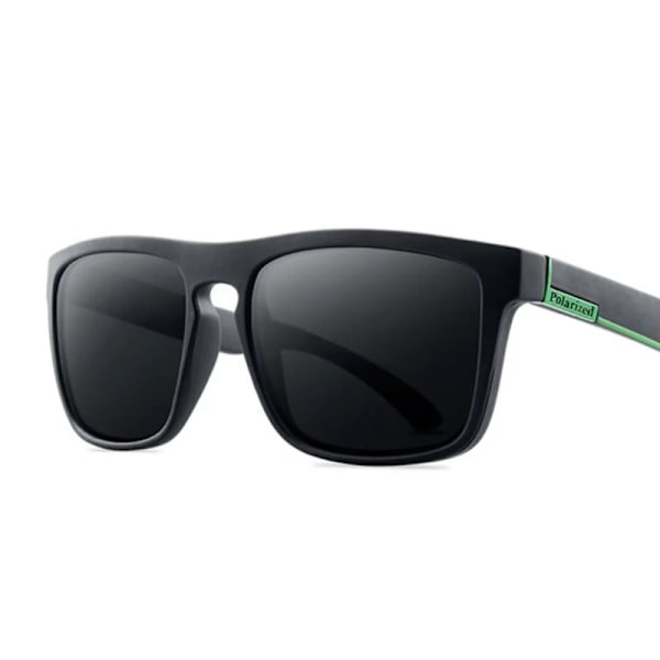 Polariserade solglasögon Man Sport Märke Modedesigner Solglasögon Man Kvinna Kvadratisk Utomhuskörning Oculos De Sol Masculinos Black Red Gray black