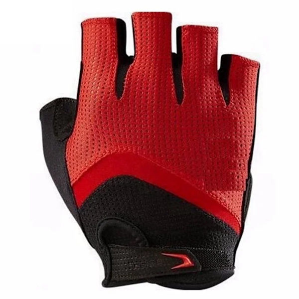 Halvfinger cykelhandskar 2023 Pro team Road bike MTB RBX Silikonsvamp anti-vibration race cykel handskar Guantes ciclismo Red M