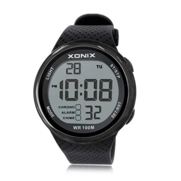 XONIX 2016 Klockor Lyx Herr 100M Relogio Masculino LED Digital Dykning Simning Reloj Hombre Watch Sumergible Armbandsur GJA 002A