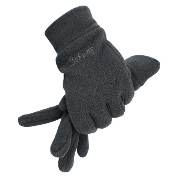 Vinterfleece Herr Dam Skidhandskar Vindtät thermal pekskärm Utomhus Sport Halkfri Cykling Snowboard Varma snöskoterhandskar Thick - Navy