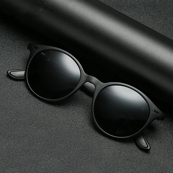 Unisex Retro Rivet Polariserade Solglasögon Mode Oval Ram Solglasögon För män Kvinnor Körskydd Glasögon Gafas De Sol UV400 C14