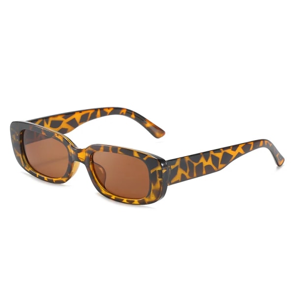 Fyrkantiga solglasögon Dam rektangel Lyxigt märke Designer solglasögon för kvinnlig gradient klar liten lins unisex Oculos De Sol C1