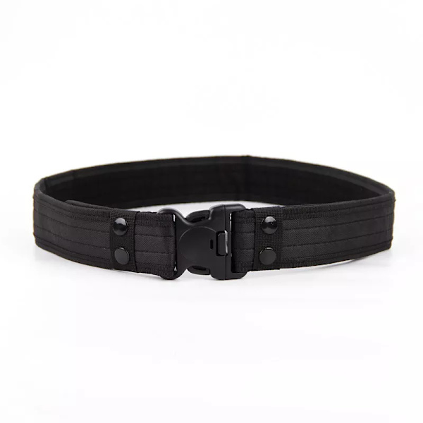 Army Style Stridsbälten Snabbkoppling Taktiskt bälte Mode Män Militär Canvas Midjeband Utomhus Jakt Vandringsredskap 8 färger Black 45to47inch