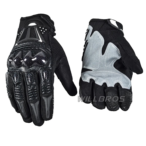 Delicate Fox Bomber Handskar Mountainbike Off-Road Guantes Enduro Motocross Moto Cross Ridning Cykling Svart Grön Luvas Herr Orange Black L