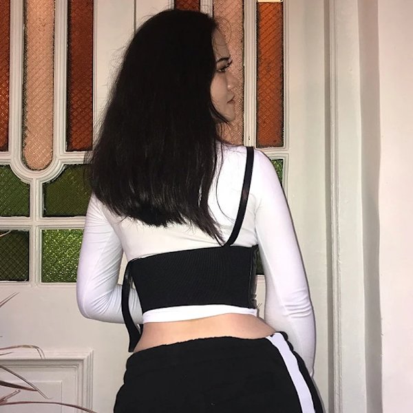 3,2 cm bredd kvinnor Casual Randig Stretch vävda midjebälten Elastiska manliga och kvinnliga jeans Dekorativt svart rött bälte för kvinna Blue-white 110cm