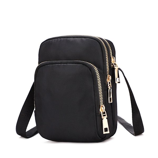 Damväska Vattentät axelväska Crossbody Dragkedja Mobiltelefon Dam Multifunktionshandväska Kvinnlig Handväska Handväska Damväska red