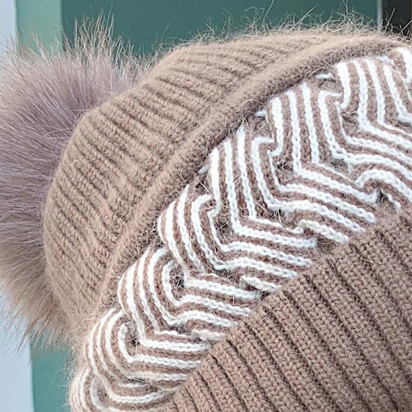 Nya Trendiga Vintervarma Mössor för Kvinnor med Halsduk, Öronvärmare, Stickade Skullies, Beanies, Mössa och Halsduk, 2-pack beige