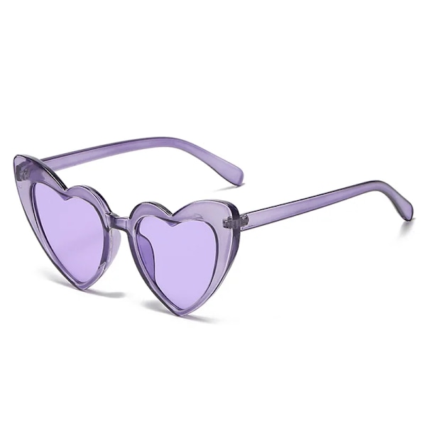 Lyx Hjärta Glasögon Effekt Kvinnor Hjärtlinser Solglasögon Kvinnor Körning Solglasögon Kvinna Rosa Solglasögon UV400 Svarta Glasögon C11 AS shows