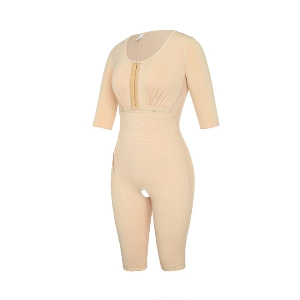 Bantning Body Shaper Efter operation Sömlöst kompressionsplagg Full Shapewear Colombianas Reductoras Beige L