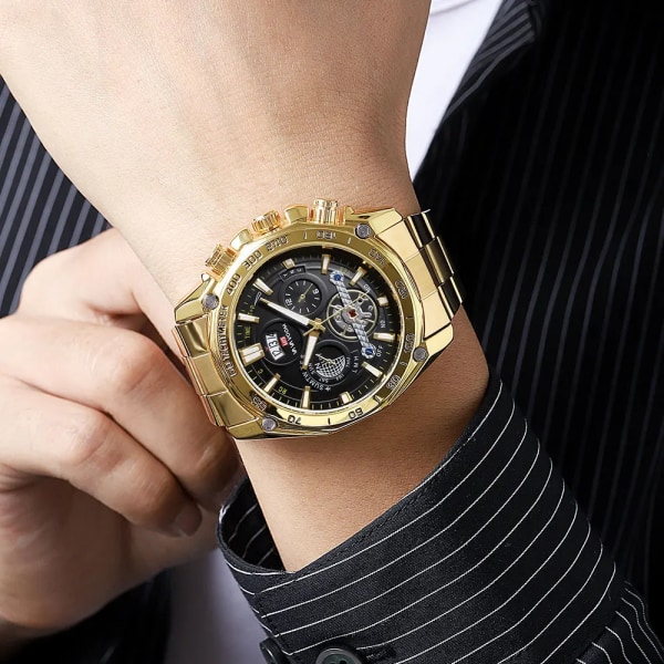 2023 Nytt VA VA VOOM toppmärke Relogio Masculino Herr Luxury Luminous Armbandsur Imitera Quartz Watch för män 2421H