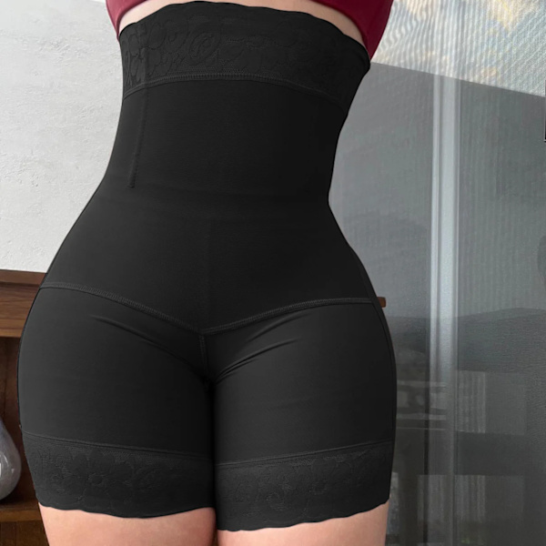Slimming Butt Lifter Control Trosa Underkläder Shorts Slimming Body Shaper Shapewear Fajas Colombianas Black XS