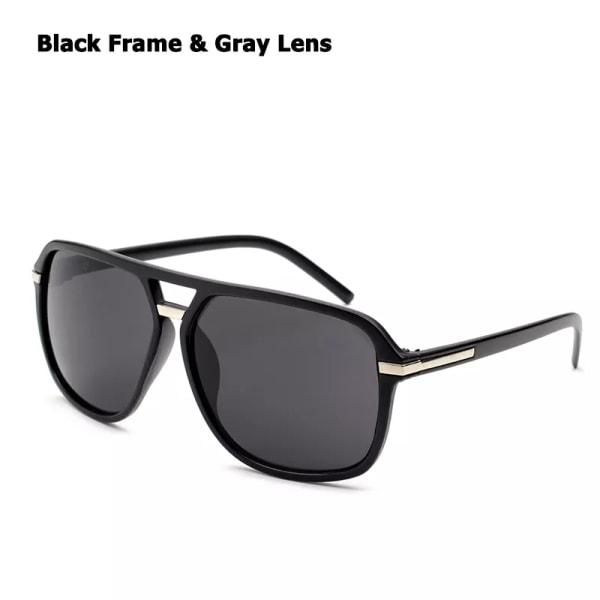 JackJad 2021 Mode Män Cool fyrkantig stil Gradient Solglasögon Körning Vintage Brand Design Billiga Solglasögon Oculos De Sol 1155 Black Gray UV400