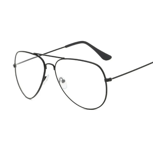 Klassiska Pilot Solglasögon Kvinna Mode Märke Designer Solglasögon Man Mans Färgglad Spegel Flyg Metallram Köra Oculos Black Trans