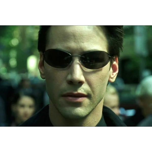 JackJad 2021 Mode Cool The Matrix Neo Style Polarized Solglasögon Ultralätta båglösa män Körning Brand Design Solglasögon Ocul Matrix Neo Style Polarized