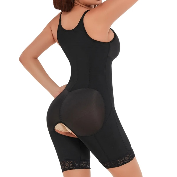 Hög kompression Steg 2 Bbl Post Surgery Kompressionsplagg Shapewear Body Helkroppsformare Fajas Colombianas Plus Size Black 4XL