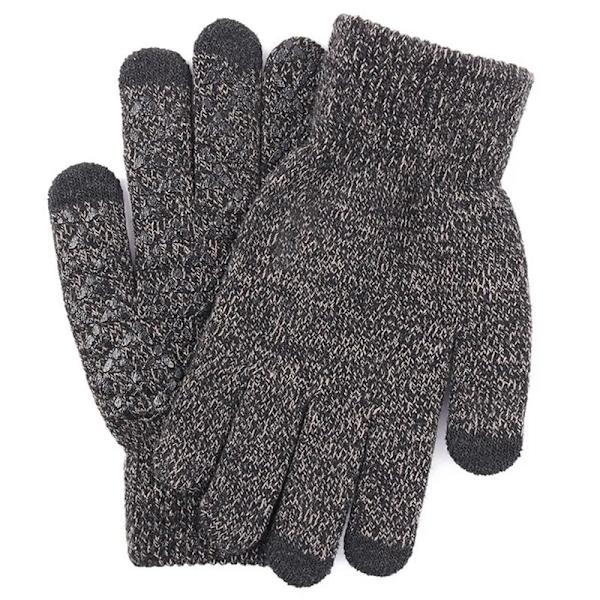 24H skeppsvarma vinterhandskar för män Pekskärm Vattentäta vindtäta handskar Snowboard Motorcykelkörning Unisex Deep Grey4 M