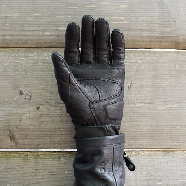 Äkta Läder Motorcykelhandskar Herr Hög Kvalitet Getläder Atv Mx Motocrosshandskar Racing Ventilerande Pekskärm Guantes M
