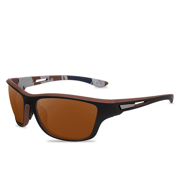 Ny design polariserade glasögon Män Kvinnor Fiskeglasögon Solglasögon Camping Vandring Köra Glasögon Sport Solglasögon C14 clear frame As Pirture