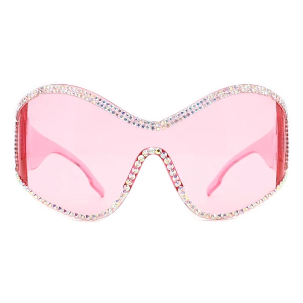 Nya Steampunk överdimensionerade solglasögon för kvinnor Trender Punk Y2k solglasögon Goggle Herr 2000-talets märkesdesigner Eyewear De Sol Oculos Style B6 As Shown