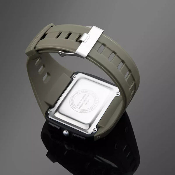 TPW Oversized Digital Watch Big Numbers Lätt att läsa 5ATM Vattentålig Army Green
