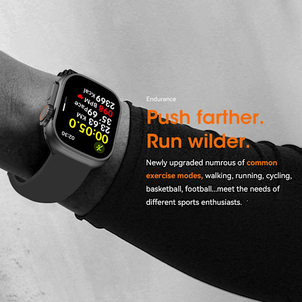 BYSL Ultra Smart Watch Series 8 Answer Call 1:1 49mm IP09 Ultra Smartwatch Sport Trådlös Laddning Herr Dam PK KD99 S8 W69 gold IP09 ULTRA