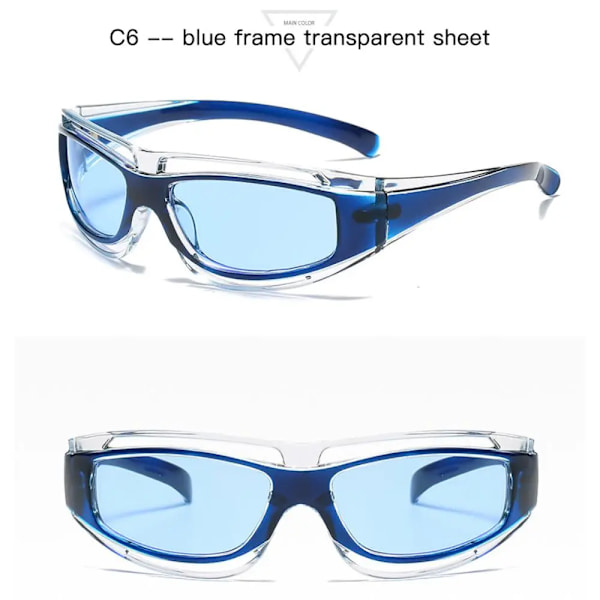 Herrsolglasögon Sportglasögon Solskydd Cykelglasögon Glasögon Kvinnor Reseskydd för utomhusbruk Vindtäta strandsolglasögon A05 1 PCS