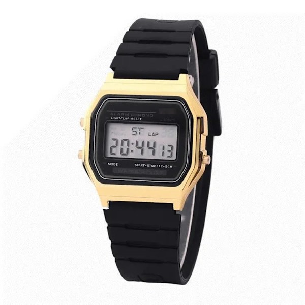 Lyxiga Guld Digitala Damklockor Ultratunna Sport LED Elektronisk Armbandsur Watch klocka Watch Flickor montre femme Silver