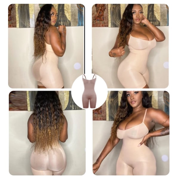 Body Shaper Fajas Colombianas Seamless Dam Bodysuits Slimming Waist Trainer Shapewear Push Up Butt Lifter Magkontroll Korsett green with shorts M