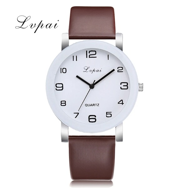Lvpai Brand Quartz Klockor För Kvinnor Lyx Vita Armband Klockor Dam Klänning Creative Clock 2019 Nya Relojes Mujer Brown