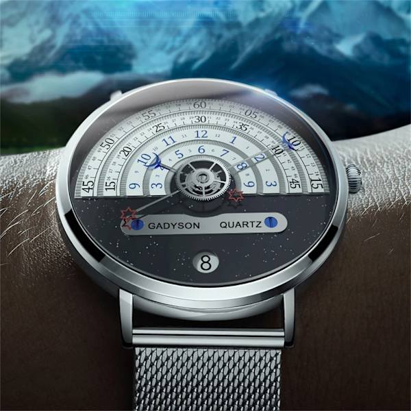 Herr ovanlig kreativitet Mode Lyxklockor 2022 Casual Vattentät watch för män Quartz Armbandsur Relogio Masculino Rose