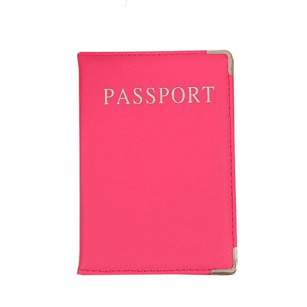 PU-läder cover Söt visitkortshållare Fodral för reseplånbok Ryska Nederländerna Case Kvinnor Rosa Organizer Handväska 1PC