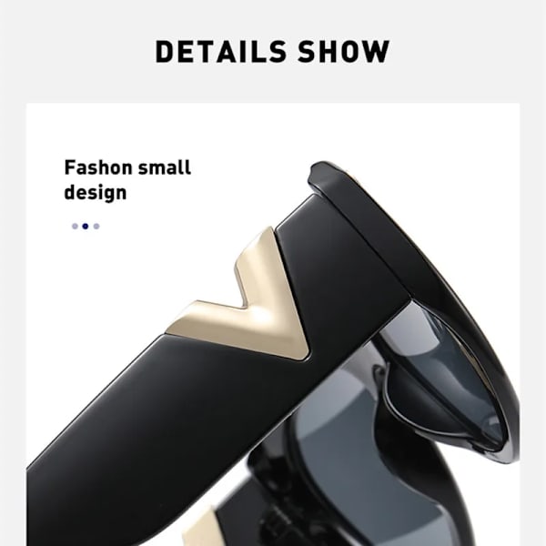 LOERHUNAR New Fashion Summer Cat's Eye Solglasögon Stor ram Retro Mode Dam utomhus Senior Solskyddssolglasögon Leopard Print with the box