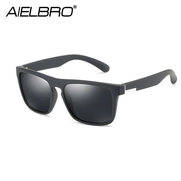 AIELBRO Polarized Cykelsolglasögon Nya Cykelglasögon Solglasögon 2020 Cykelglasögon för män högkvalitativ gafas ciclismo hombre C03 BLACK RED