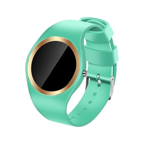 Damklockor Led Digital Elektronisk Watch Herr Utomhussport Casual Slim Mjuk Silikon Damarmbandsur Reloj Digital Mujer Green  800