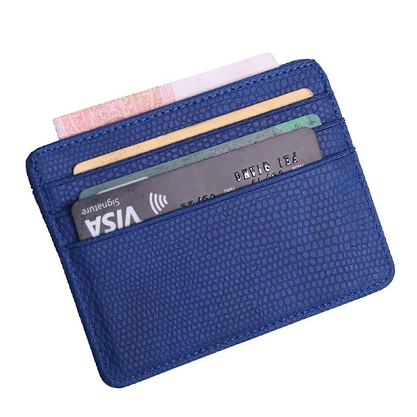 Liten Mini Travel Lizard Mönster Läder Bank Business ID- case För män Kvinnor Med ID-fönster 2020 Ny Gray