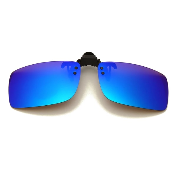 LongKeeper polariserade fotokromiska linser Clip On Solglasögon Bilförarglasögon Anti-UV Solglasögon Körglasögon Tillbehör blue