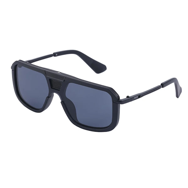 2022 New Retro Double Bridges Herr Solglasögon Mode Svarta Klara Glasögon Trending Hollow Leopard Blå Solglasögon Män Kvinnor Shad C01 Black Gray Sunglasses