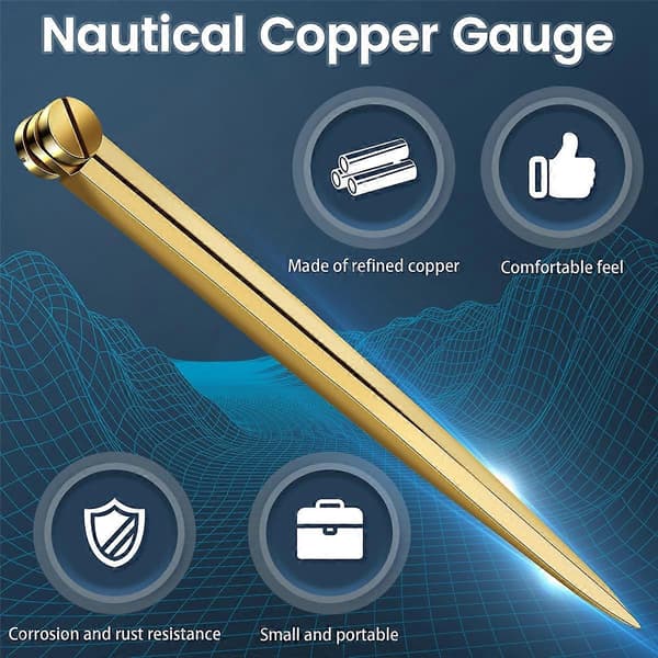 Navigation Chart Straight Divider Solid Brass Marine Dividing Tool