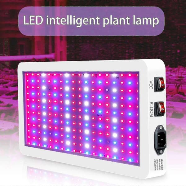 1000w 216 Led Vekstlys Full Spektrum Innendørs Plantelampe