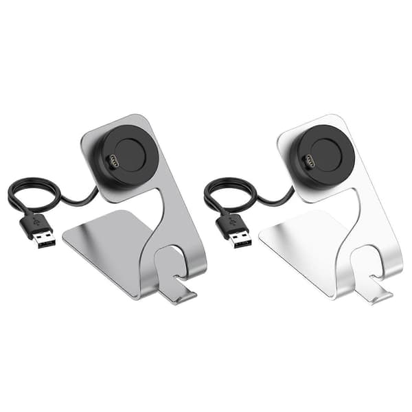 For Garmin Approach S60 Roterbar Magnetisk Metall Ladebase Gray