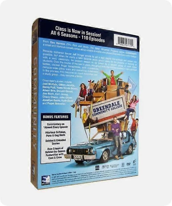 Community: The Complete Series Säsonger 1-6 engelsk version DVD Ny Förseglad 12-skivor