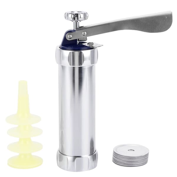Aluminiumslegering DIY Cookie Press, Kiksmaskine, Bageudstyr, Køkkenbageværktøj