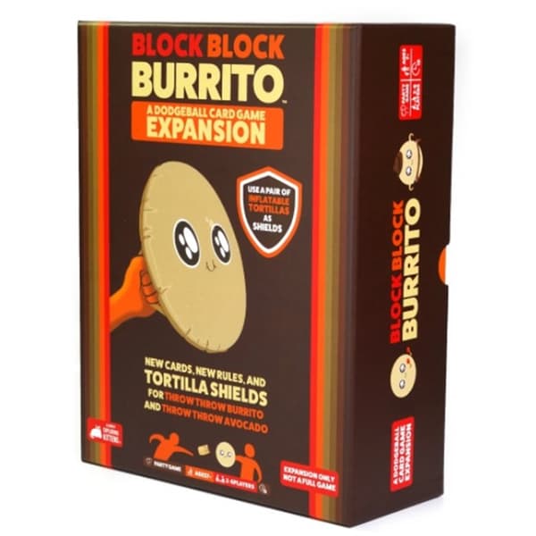 Exploding Kittens Burrito Throwing Kortspill for Voksne, Tenåringer og Barn, et Dodgeball Kortspill, Dansk[zd]