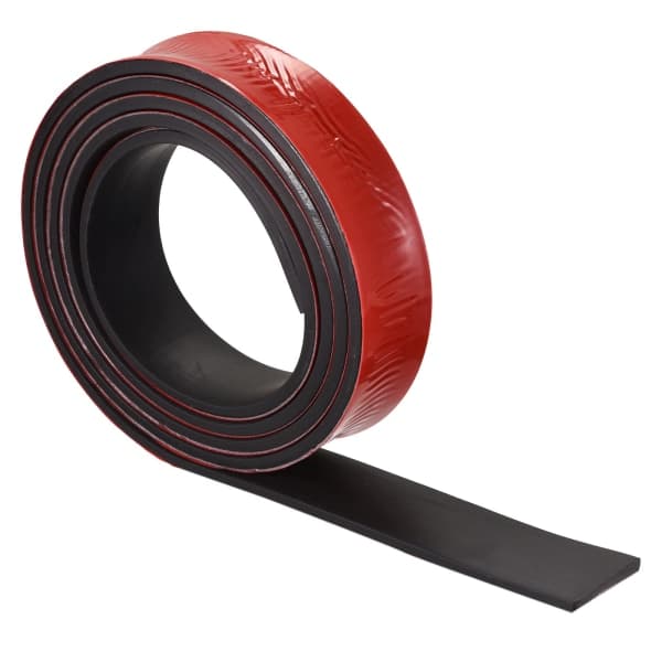 [zd]Selvklæbende tætningsliste / gummiliste Sort 3 mm/20 mm/ 3 m