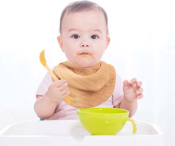 8-pack baby bandana bibs, multifunctional scarf bibs soft and absorbent