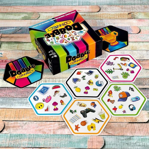 Dobble Connect -korttipeli