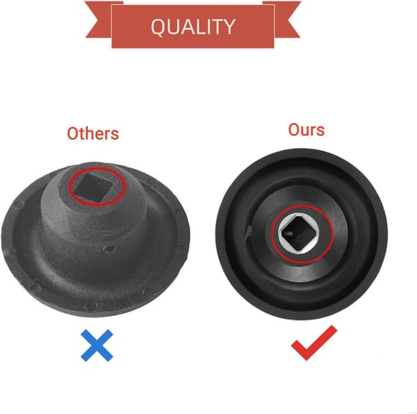 2 stk. Vitamix Blender Drive Socket, Blender Drive Socket Kit, Reservedeler, Tilbehør Kompatibel